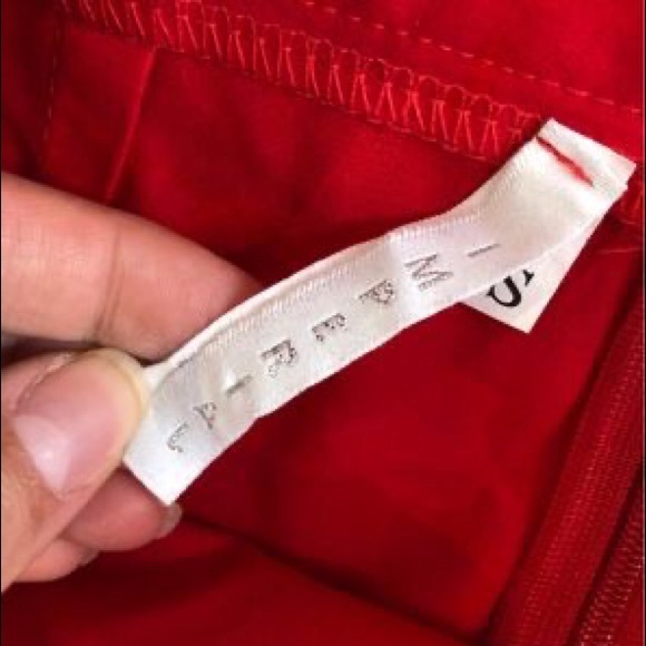 Imperial red ruffle skirt - Picture 2 of 2